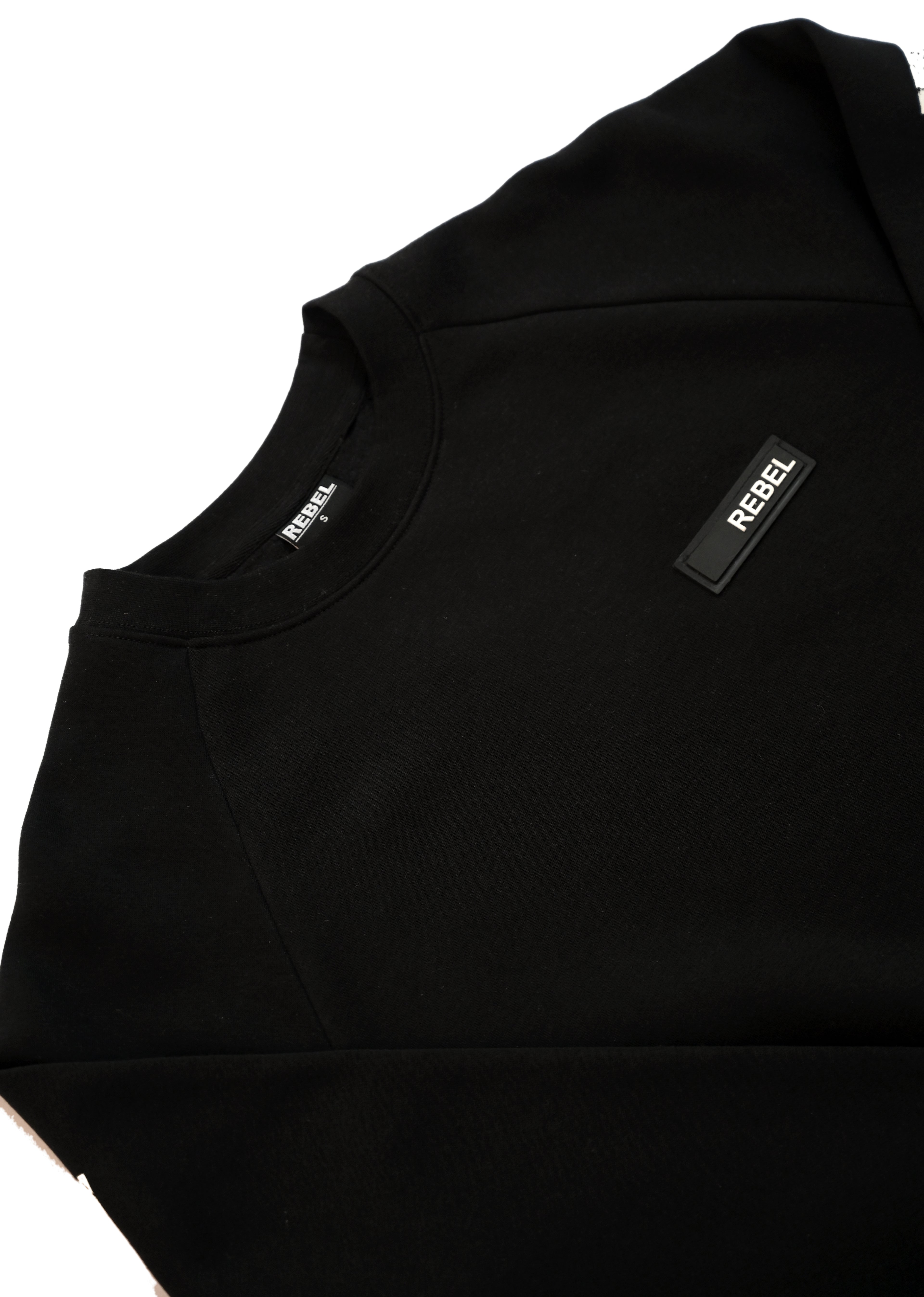 Black Raglan Sweatshirt