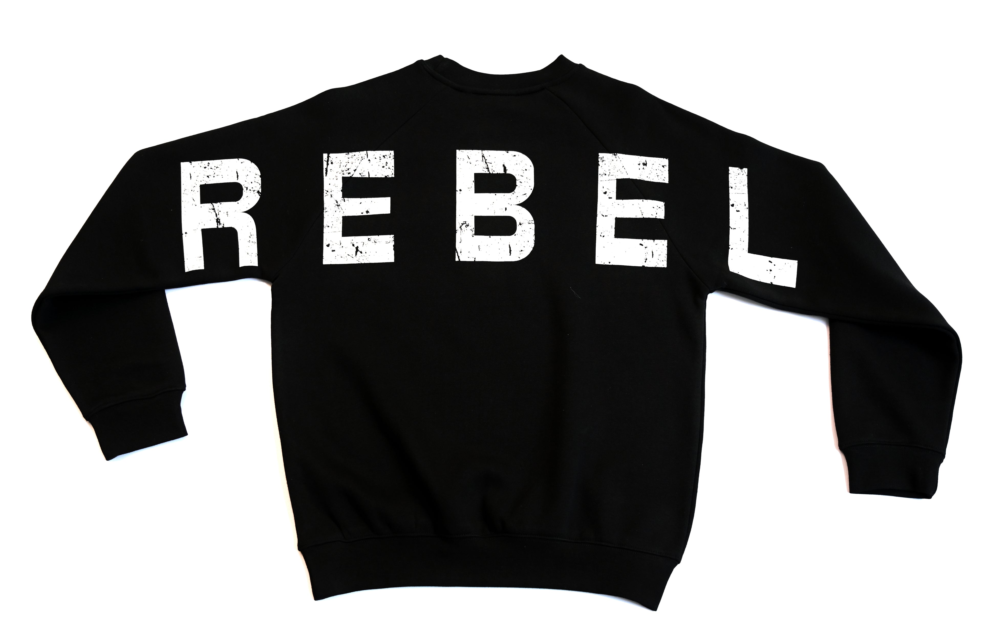 Black Raglan Sweatshirt