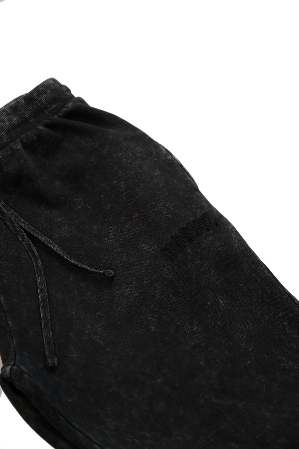 Black Stonewash Trouser