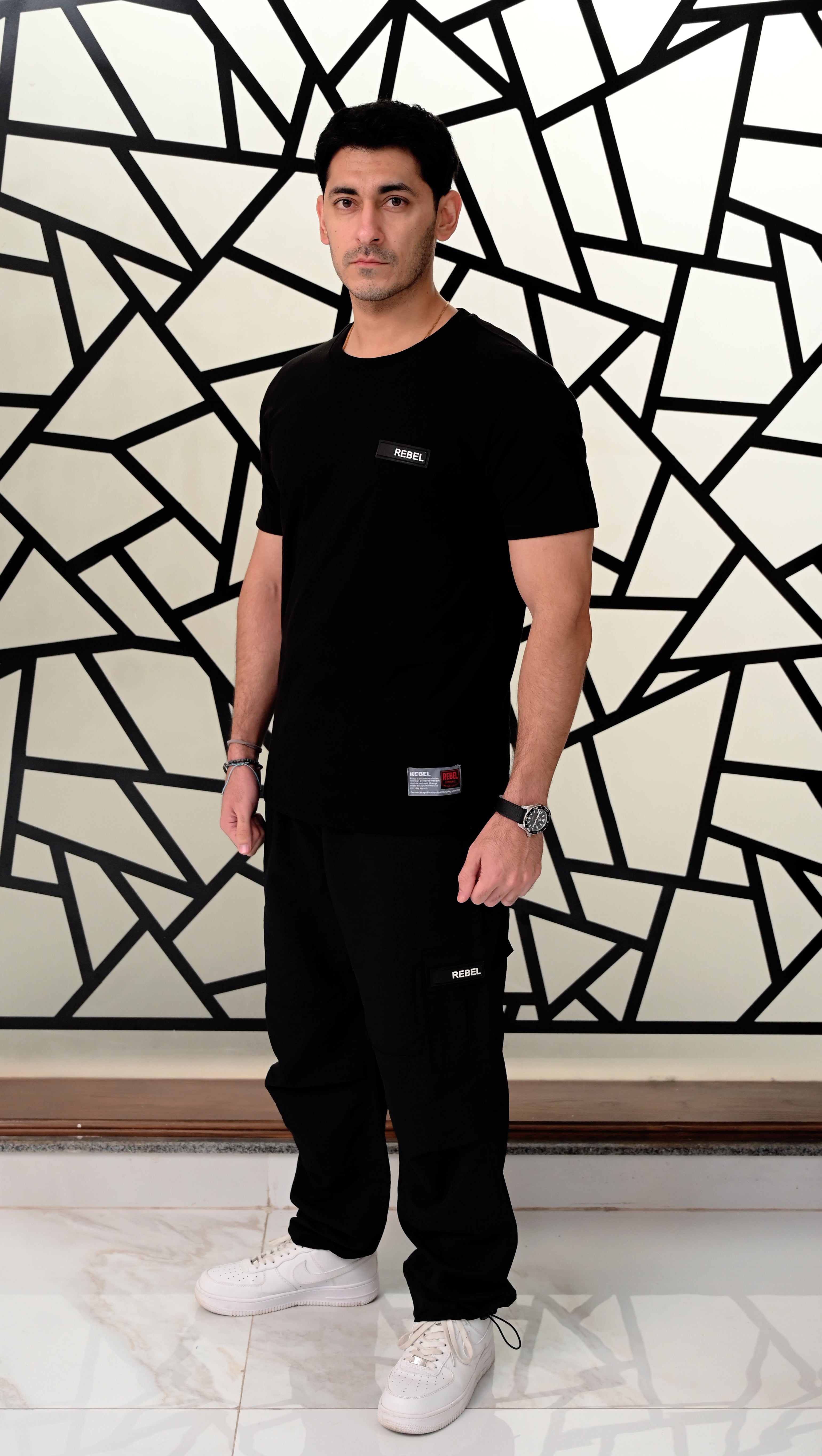 Black-T Shirt with Che Guevara screen print